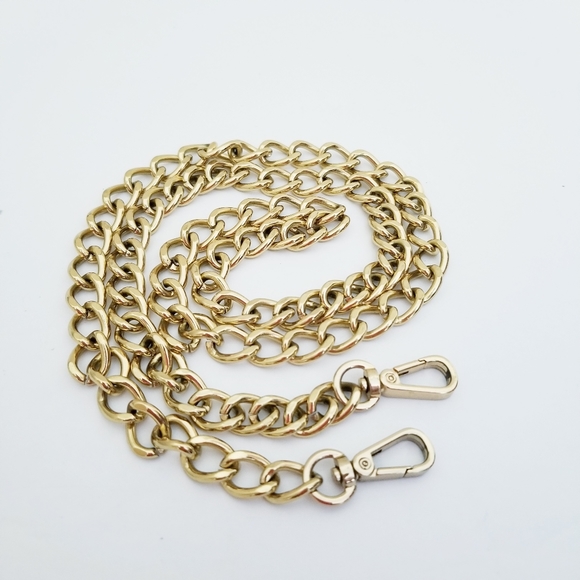 35" purse/wallet chain strap heavy,  shoulder length. - Picture 1 of 4